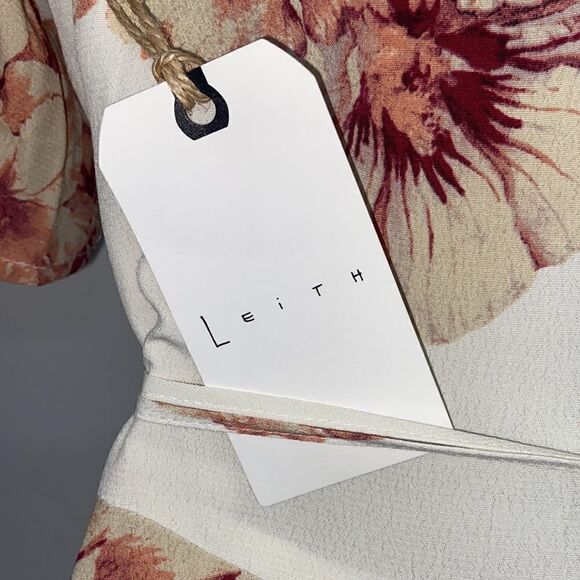 Leith Nordstrom Dress Wrap Floral Maxi NWT Sp - Picture 9 of 9